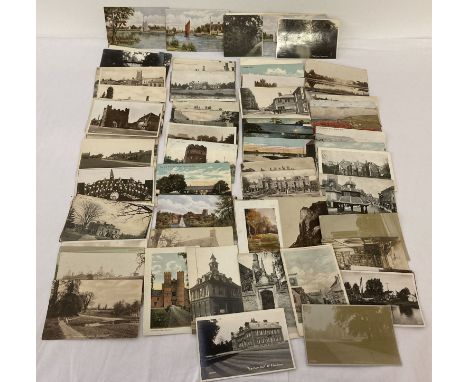 Approx. 100 assorted vintage Norfolk Postcards. To include: The Broads, King's Lynn, Dereham, Fakenham and Downham Market.