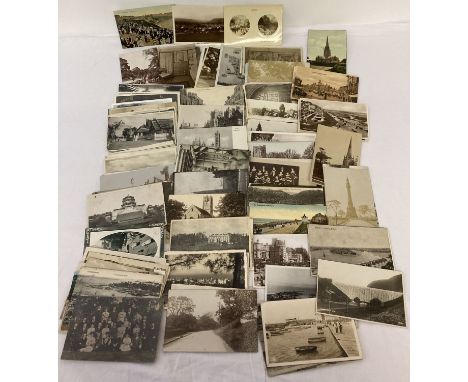 Approx. 150 assorted vintage postcards.