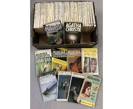 A quantity of 40 vintage 1960's and 70's Agatha Christie Crime fiction paperback novels. All different titles.