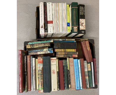 2 boxes of vintage and modern books relating to history. To include a quantity of books and magazines on Genealogy.
