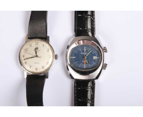 A gent's Tissot Seastar wristwatch, together with a gent's Memostar wristwatch