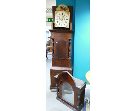 19th Century Welsh Mahogany 8 day Turret Topped long case clock.