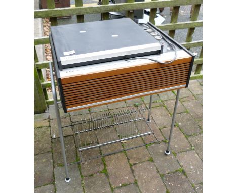 A Fidelity HF37 record player on stand.