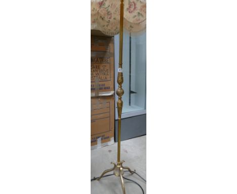 Reproduction Victorian style cast iron standard lamp.