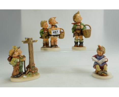 A collection of Goebel Hummel, Limited Edition figures to include Hadleigh 20th Anniversary, Millennium Revival Collection, C