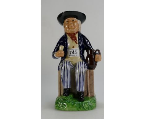 Ralph Wood Toby Jug The Sailor, a replica of one of the first models created by Ralph Wood in Burslem circa 1770, limited edi