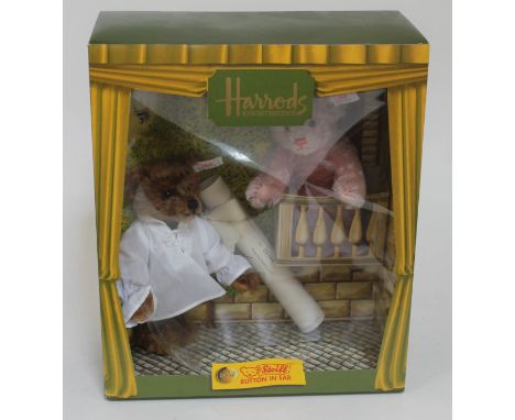 A Steiff Romeo &amp; Juliet limited edition two bear set, with original box and certificate. 