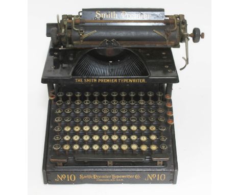 A Smith Premier Typewriter No.10 