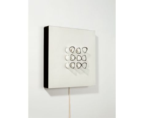 (See English version below)Hugo Demarco (Buenos Aires 1932 – 1995 Paris). Relief. 1972Kunststoff, Plexiglas und elektrischer 