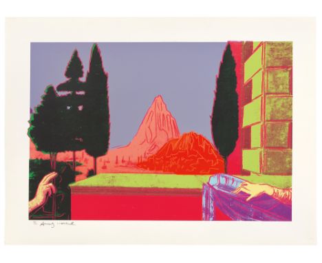 (See English version below)Andy Warhol (Pittsburgh 1928 – 1987 New York). „The Annunciation“. 1984Farbserigrafie auf Velin.  