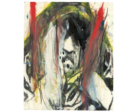 (See English version below)Arnulf Rainer (Baden bei Wien 1929 – lebt in Enzenkirchen und auf Teneriffa). Aus: „Gesichter mit 
