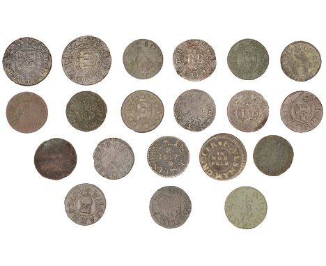 NORFOLK, East Rudham, John Pearson, Farthing, 1667, 0.71g/12h (N 3232; BW. 236); Fakenham, William Shildrack, Farthing, 1657,