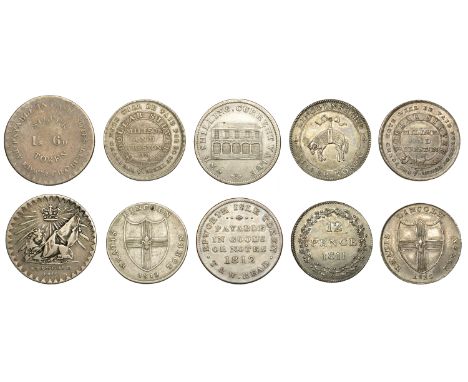 19th Century Tokens, LINCOLNSHIRE, Epworth, Thomas and William Read, Shilling, 1812, 4.67g/12h (D 4); Lincoln, James Millson 