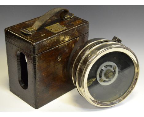 A Toulet Excelsior Imperator pigeon racing clock, cased