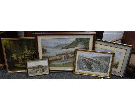 Pictures and Prints - by and after, Terrence Cuneo, The Great Marqess; other Railway related framed prints