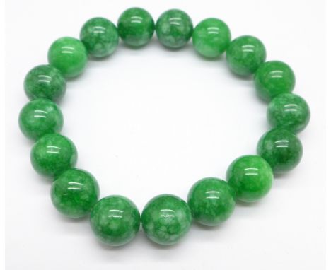 A jade bracelet 
