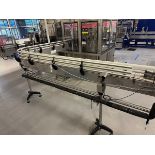 Comac Conveyor over Stainless Steel Frame from Spiral Can Rinser to Can Filler (App | Rig Fee $750