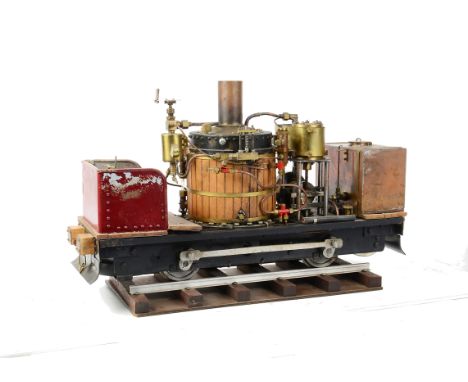 A 5” Gauge Live Steam spirit-fired ‘De Winton’ Style Vertical-Boiler 0-4-0 Tank Locomotive, a fairly freelance representation