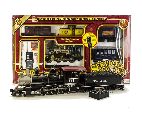 A Bachmann Gauge I ‘Big Hauler’ 4-6-0 Locomotive and a Chinese G1 Train Set, the Bachmann locomotive and tender for Radio Con
