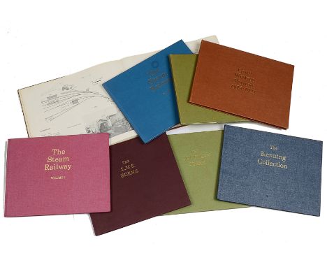 Oxford Publishing Railway Books, including Hist Survey of GWR Engine Sheds 1947, Southern Scene, GWR Scene, The Steam Railway