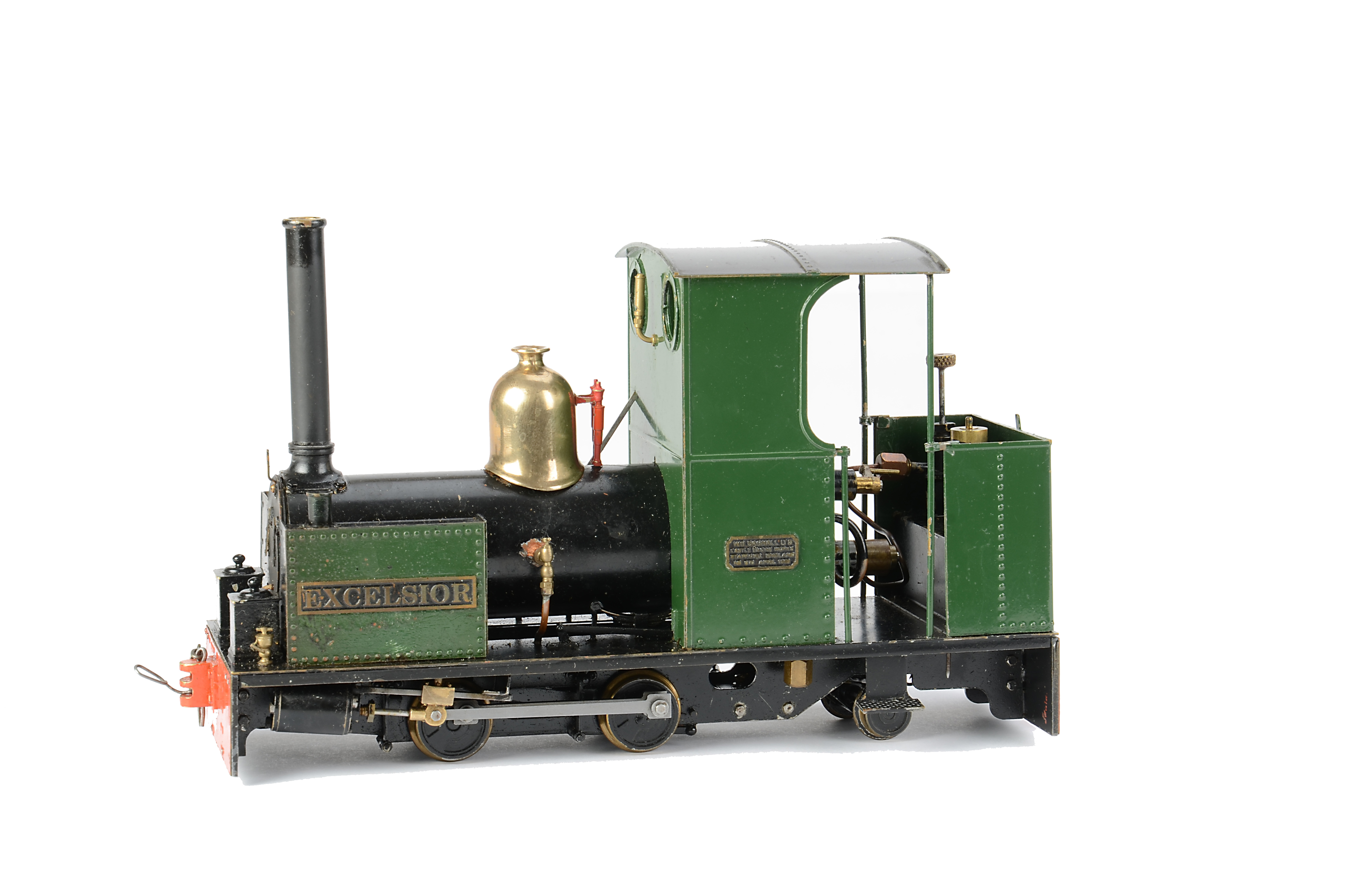 An 0 Gauge (Narrow Gauge) Live Steam Gas-fired Bagnall 0-4-2 Wing Tank ...