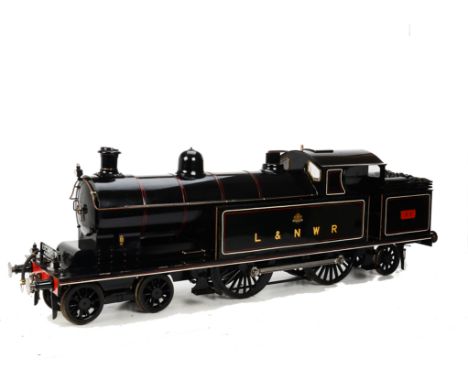 A 5” Gauge Battery-powered LNWR ‘Precursor Tank’ 4-4-2T Locomotive by R A Down of Hythe, beautifully made and finished in LNW