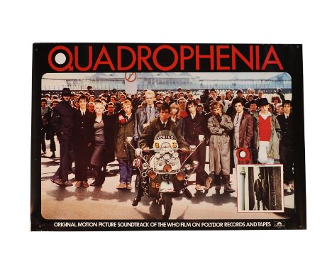 The Who, Quadrophenia - original US soundtrack poster, rolled 24"x25 some slight creasing and foxing to edges 