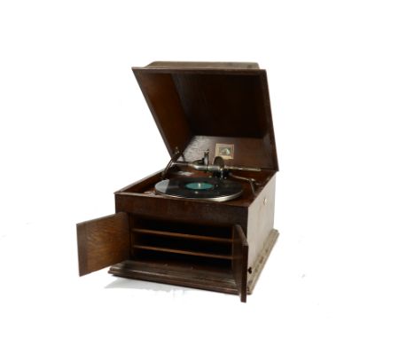 Table grand gramophone: an HMV Model 107, now with No 4 soundbox, 1924-5 
