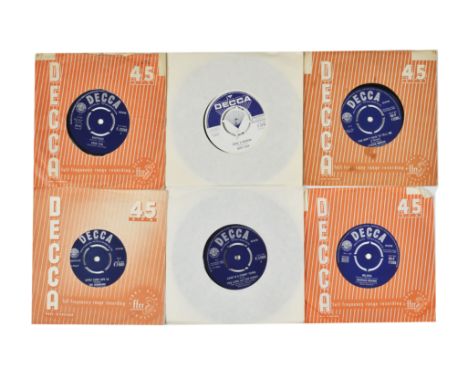 7" Single Records, hundred plus on the Decca label mainly in company sleeves including The Long and the Short, Page Ten, Dais