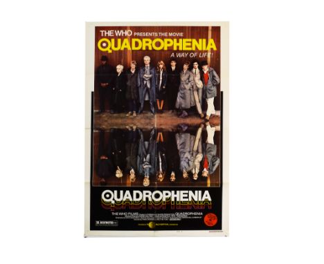 The Who, Quadrophenia - original US one sheet style B for the 1979 film, folded and in good condition 