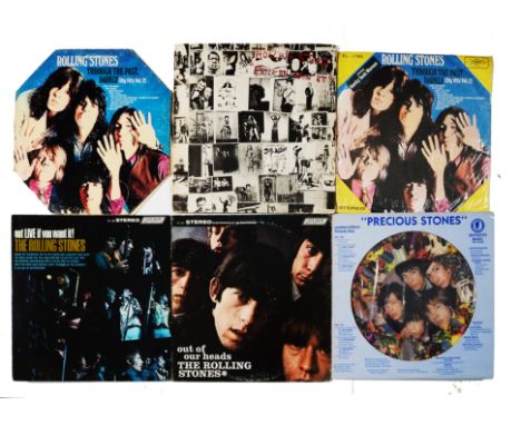 Rolling Stones, eleven foreign press albums including Out of our Heads, Exile On Main Street, Got Live If you want it and Thr