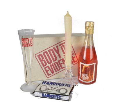 Madonna, Body Of Evidence, rare 1993 US promo-only custom box set including press release, crystal candlestick holder, bottle
