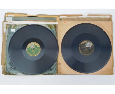 Vocal records, 12 in: Ten e/s Pathés by Carré & Beyle, Delna, Gall (4), Heldy, Ritter-Ciampi (2), Schipa; and five HMV re-iss
