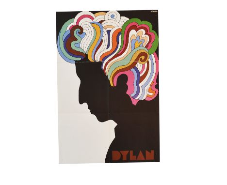 Bob Dylan, original Milton Glaser poster, folded approx 22"x33" and in very good condition 