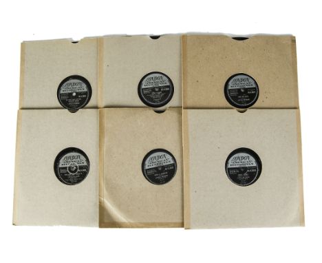 Little Richard, nine 78rpm records including By The Light Of The Silvery Moon, Tutti Frutti, Oh My Soul, Rip It Up, The girl 