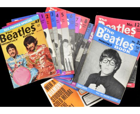 The Beatles, The Beatles Monthly Book  No1 - No 45 1960s original issues, sold with issue No 47  'Sgt. Pepper's Special' comp