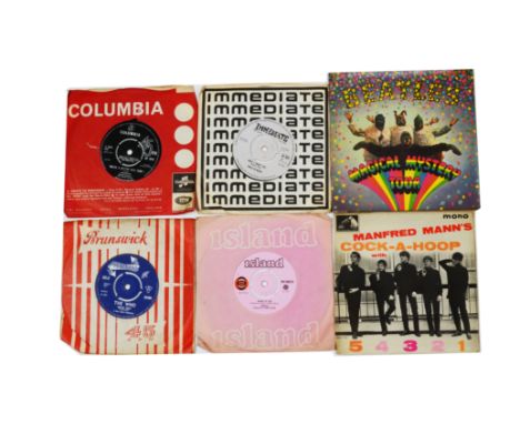 Various 7" Single Records and EPs, fifty plus from the 1960’s mainly Beat, Rolling Stones, Pretty Things, Animals, Beatles, T