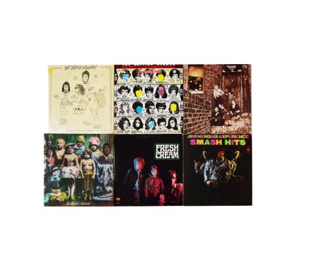 UK Rock / Psych, seventeen albums including Cream (six), The Who (two), Jimi Hendrix (three), Rolling Stones (three + poster 