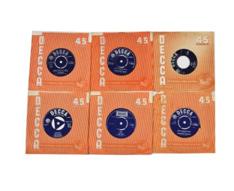 7" Single Records, approx two hundred on the Decca label mainly in original sleeves including Baby Ruth, Pinkerton's Colours,