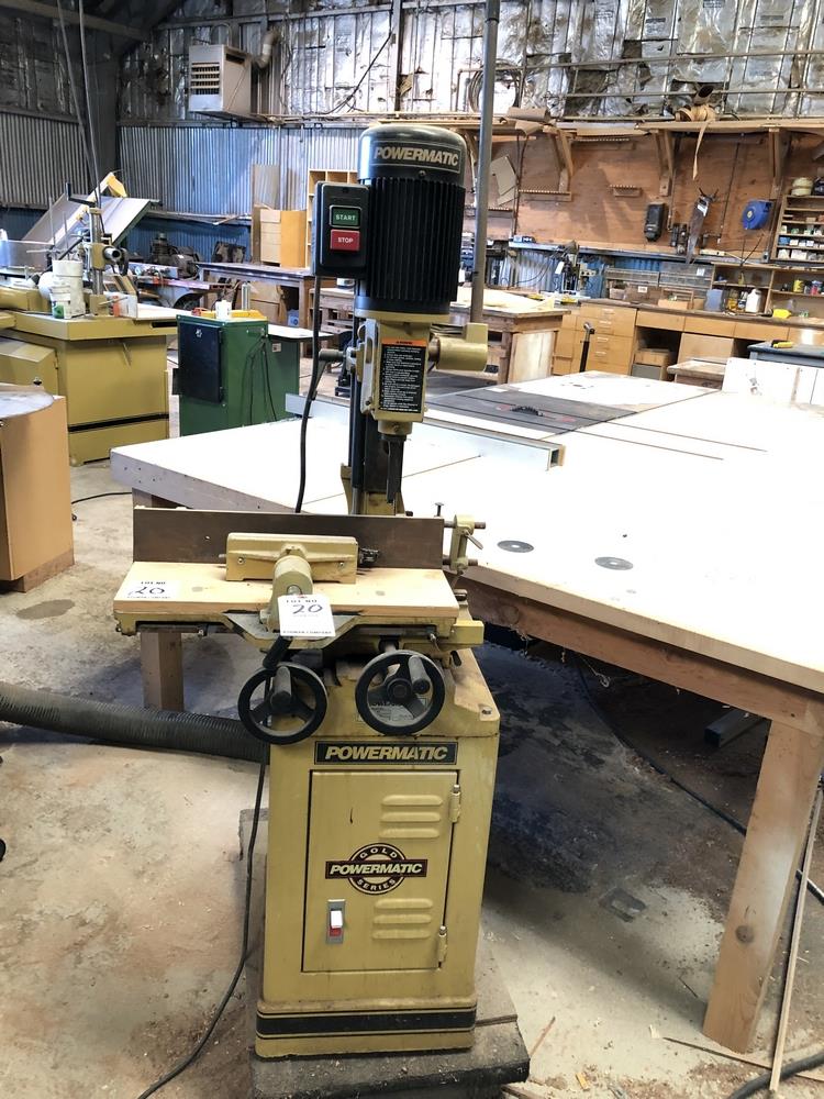 (1) POWERMATIC 719A HOLLOW CHISEL MORTISER S/N 01097102740