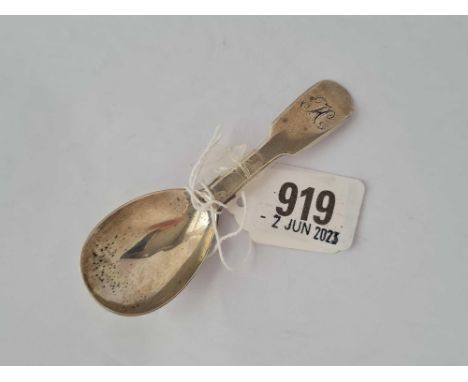 Georgian caddy spoon