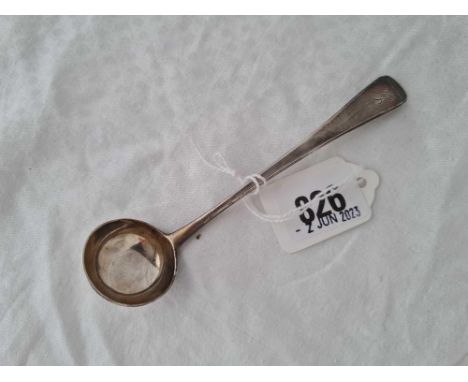 A George III ladle OE pattern, London 1801 by WF