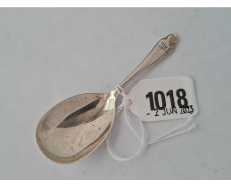 Another deco style caddy spoon. Sheffield 1932 By W SS