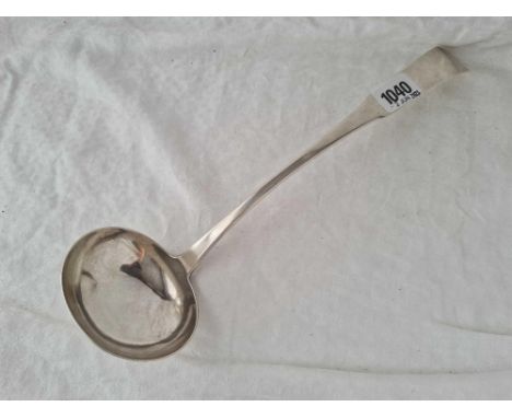 Georgian Scottish soup ladle. Edinburgh 1788 By H &amp; MS