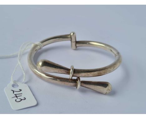 A silver bangle