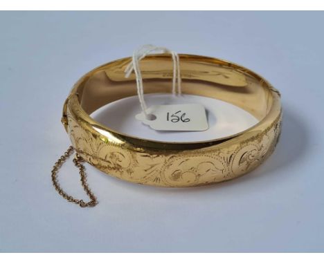 A rolled gold bangle