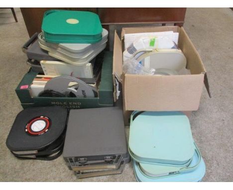 A vintage reel to reel and master tapes 