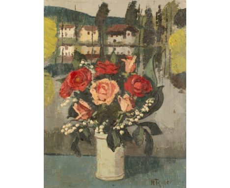 Teuber, Hermann (1894 Dresden - 1985 München, deutscher Maler und Grafiker, Unterricht an der Königlich Sächsischen Kunstgewe