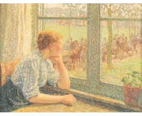 Huys, Modest (1875 Zulte - 1932 ebenda, flämischer Impressionist und Luminist, Studium an der Königlichen Akademie der Schöne