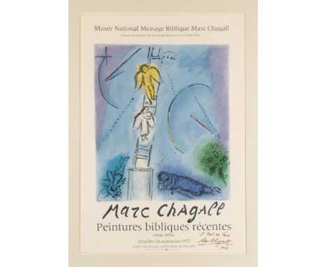 Chagall, Marc (Witebsk 1887 - 1985 Saint Paul de Vence),"Musée National Message Biblique Marc Chagall Peintures bibliques réc